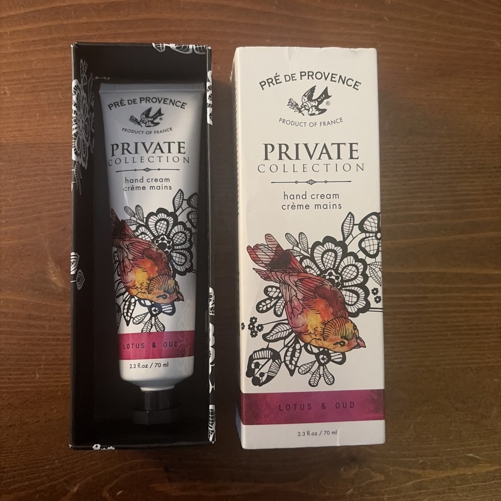 Pre De Provence HAND CREAM Lotus Oud Scent Made in France Full 2.3oz New Gift Bx